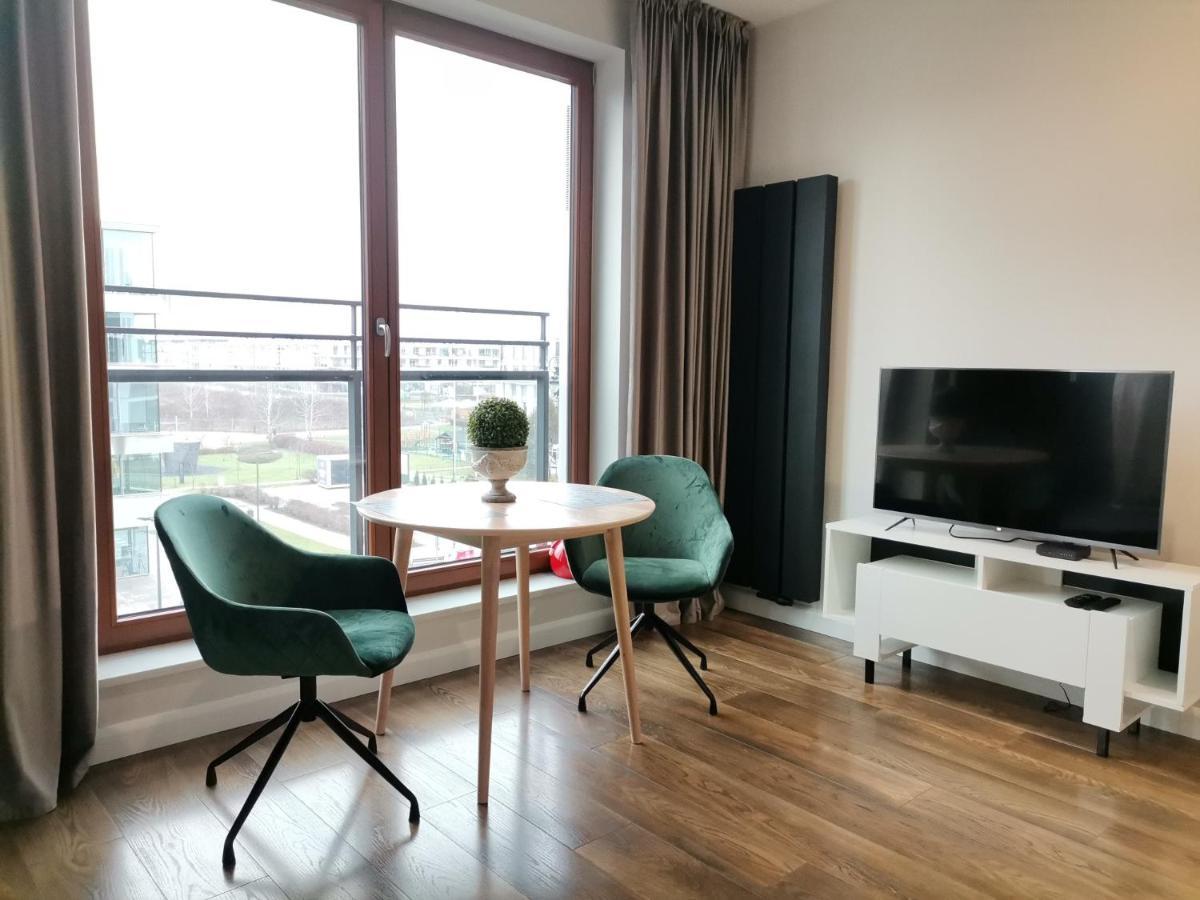 Nowoczesny Apartament Z Widokiem Lejlighed Warszawa Eksteriør billede